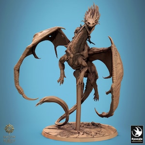 Dragon Watcher Fly (2 Poses) • Pit Of Pestilence II • Rescale Miniatures | Dungeons and Dragons | Tabletop Games | Wargames