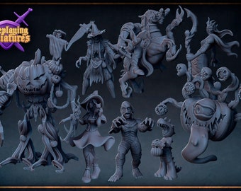 Trick Or Treat en faisant des figurines de jeu de rôle pour Donjons et Dragons | | D&D | DnD | de table Wargames | | miniature en résine Miniatures d’Halloween