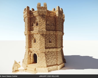 Ulvheim Big Tower | Dungeons and Dragons | D&D | Wargames | DnD | Tabletop Games | Scatter Terrain | WonderWorlds