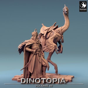 Dinotopia Guard Diorama • Dinotopia Pt 3 • by Rescale Miniatures | Dungeons and Dragons | D&D | Tabletop Games | Wargames | Resin Miniature