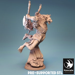Gnoll (3 Posen) • Drachen des Chaos • von Rescale Miniatures | Dungeons and Dragons | D&D | Brettspiele | Kriegsspiele | Harz-Miniatur
