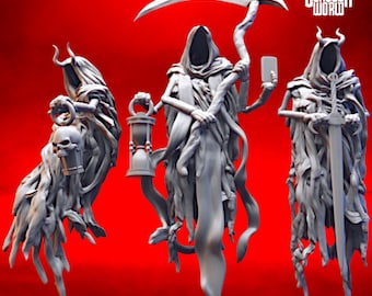 Wraiths Mini Set Dungeons and Dragons Miniature for Tabletop RPGs