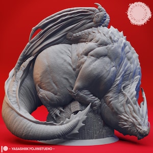 Themberchaud by Yasashii Kyojin Studio for Dungeons and Dragons | D&D | DnD | Tabletop | Wargames | Resin Miniature