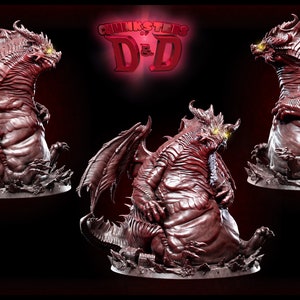 The Main Chonk (2 Poses) • Chunksters Of D&D • by Mini Monster Mayhem | Dungeons and Dragons | Tabletop Games | Resin Miniature