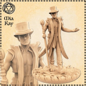 Circus Ringmaster for Dungeons and Dragons | D&D | Pathfinder | RPG | DnD | Tabletop Games | Wargames | Resin Miniature