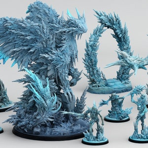 The Wrath Of Gloomrime Monsters by Print Your Monsters | Dungeons and Dragons | D&D | DnD | Tabletop Games | Wargames | Resin Miniature