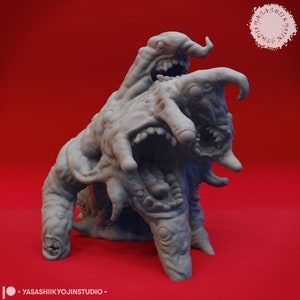 Gibbering Mouther van Yasashii Kyojin Studio voor Dungeons and Dragons | D&D | DnD | Tafelblad | Wargames | Hars Miniatuur