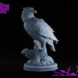 Eagle | Companion Familiar for Dungeons and Dragons | D&D | RPG | DnD | Tabletop Games | Wargames | Resin Miniature | 28mm Gaming