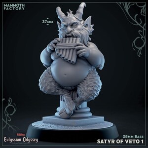 Satyrs Of Veto (5 Poses) • Eulyssian Odyssey • by Mammoth Factory | Dungeons and Dragons | Tabletop Games | Resin Miniature