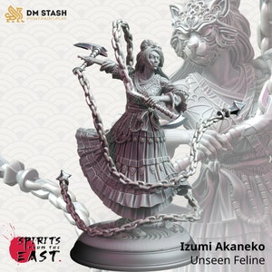 Izumi Akaneko Unseen Panda • Spirits From The East • by DM Stash | Dungeons and Dragons | DnD | Tabletop Games | Wargames | Resin Miniature
