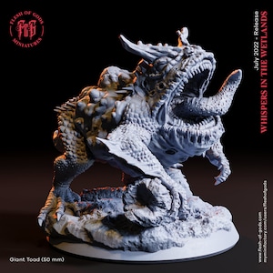 Reuzenpad door Flesh Of Gods | Kerkers en draken | Tafelspellen | Oorlogsspelletjes | Hars miniatuur