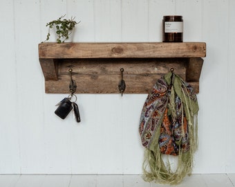 Rustic coat/hall rack