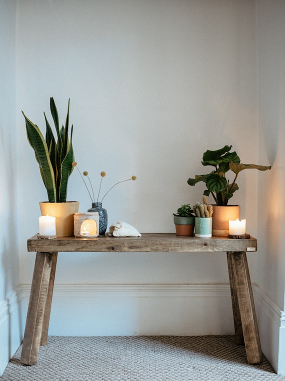 Small bench for plants discount