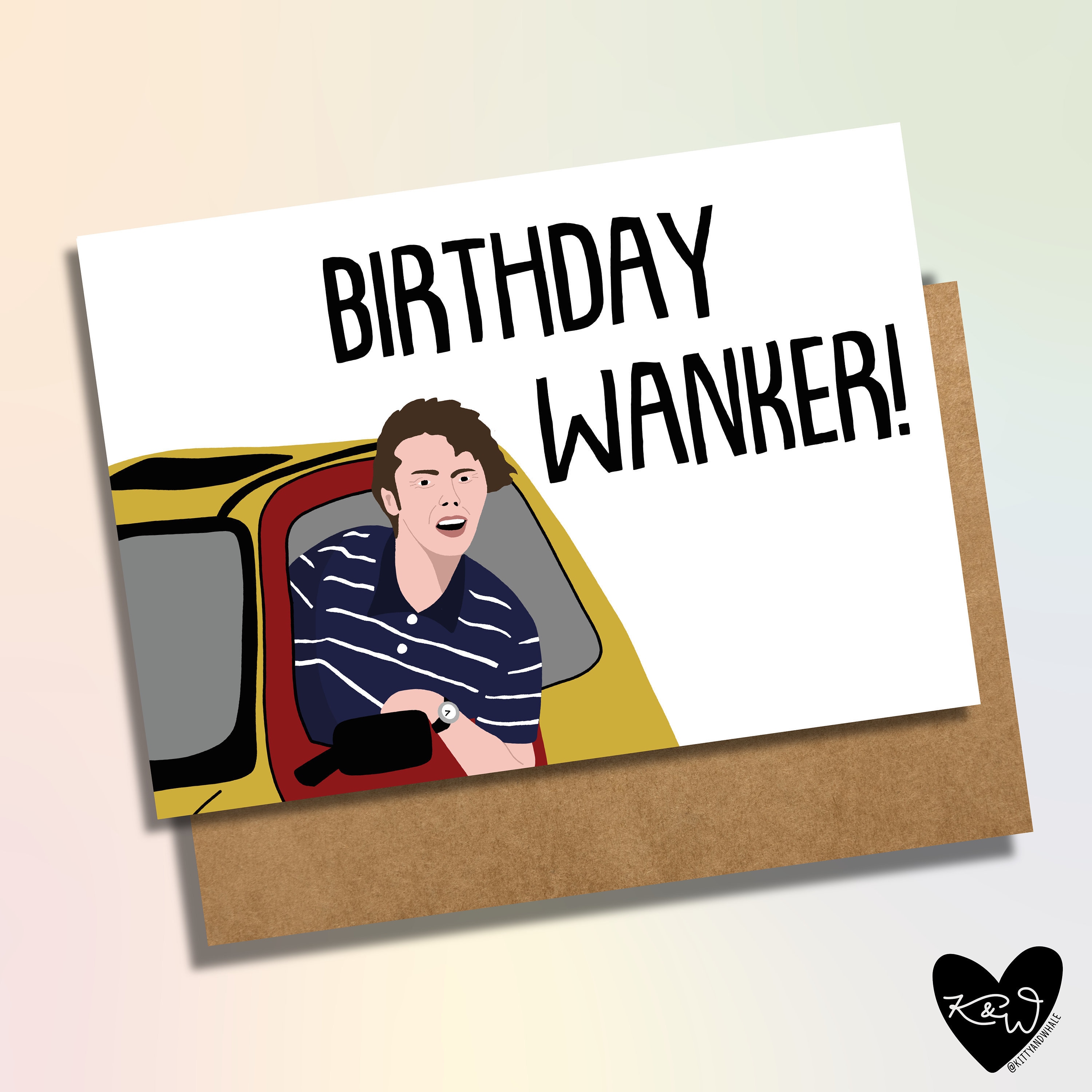 Birthday Wanker Card / Inbetweeners / Meme / Celebration Card - Etsy UK