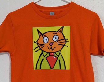 For Kids, Cat Themed T-Shirt, Cat T-Shirt, Kids Cat T-Shirt, Cat Lover Gift, Gift for Kids, Kids T-Shirt, Kids Graphic T-Shirt, Cats