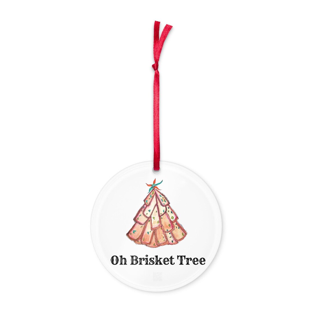 Oh Brisket Tree, Christmas Ornament, Dad Joke, Brisket, Christmas Gift