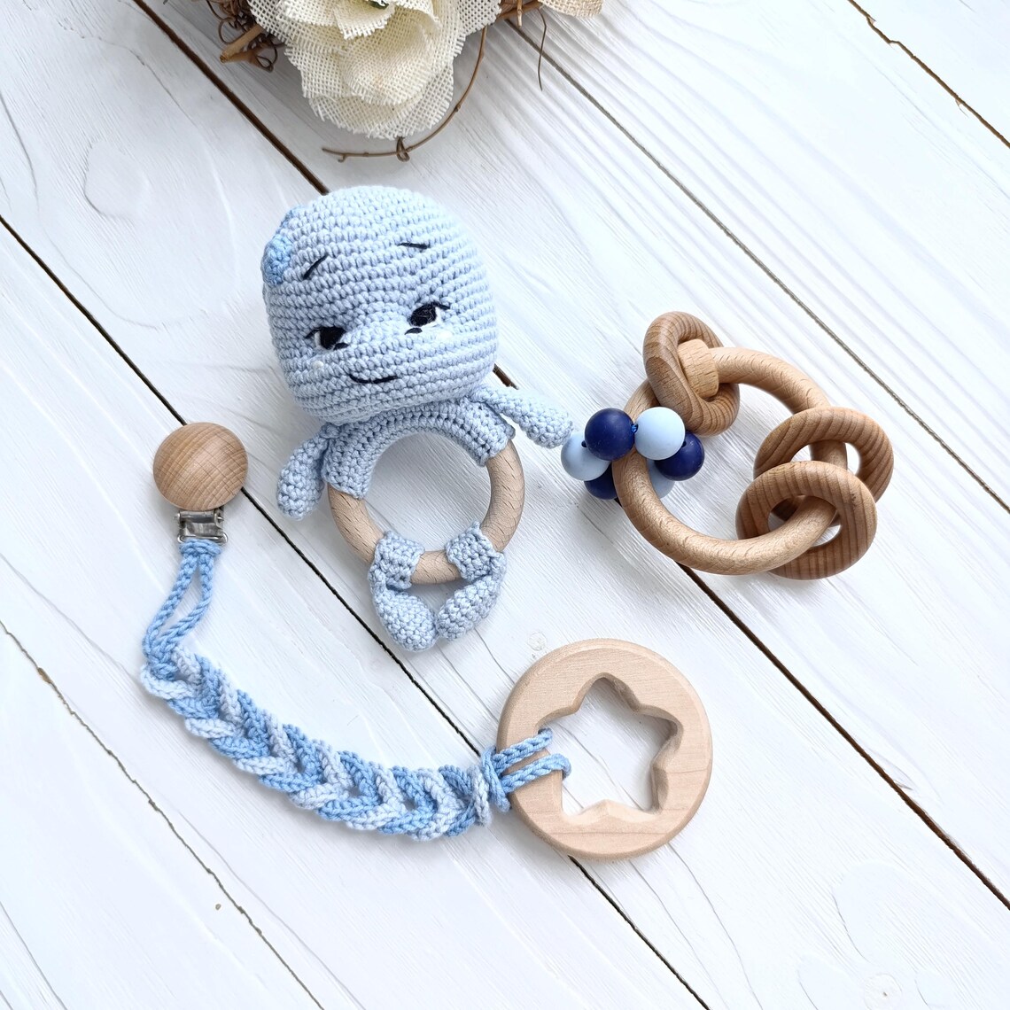 Sea Turtle Baby Boy Gift Box Newborn Gift Basket Boy Ocean Baby Toy ...