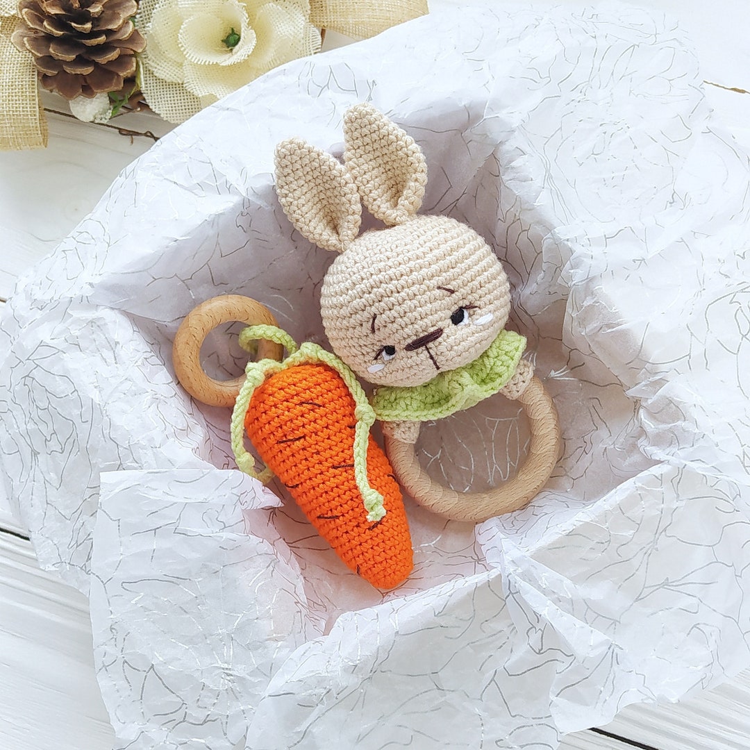 My 1st Easter Basket Stuffer Bunny Baby Easter Gift Box Set Crochet