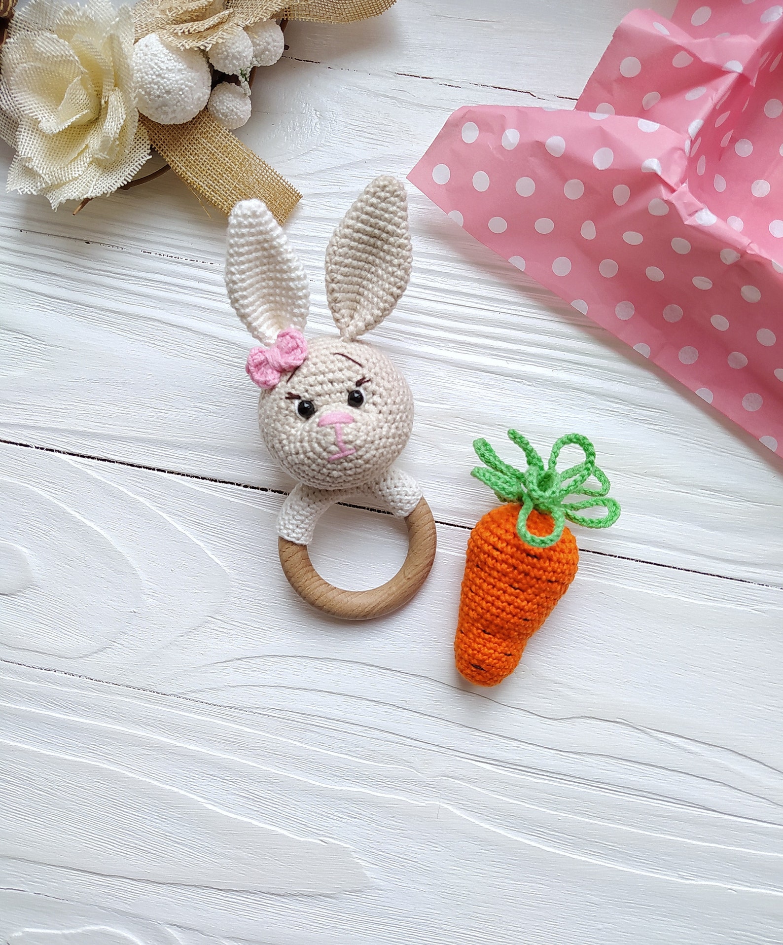 First Easter Gift for Baby Girl Baby Girl Easter Bunny Gift Etsy