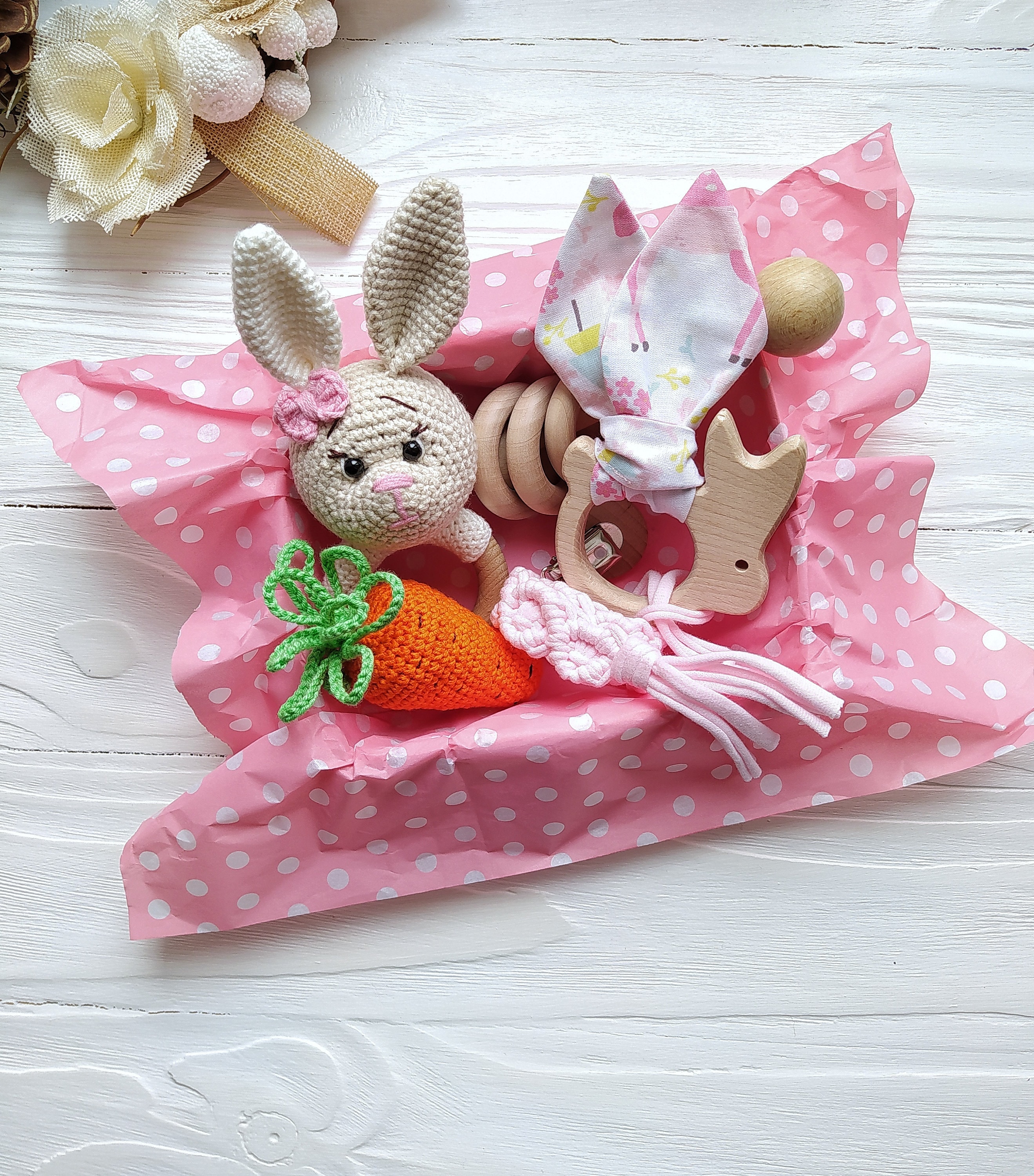 First Easter Gift for Baby Girl Baby Girl Easter Bunny Gift Etsy