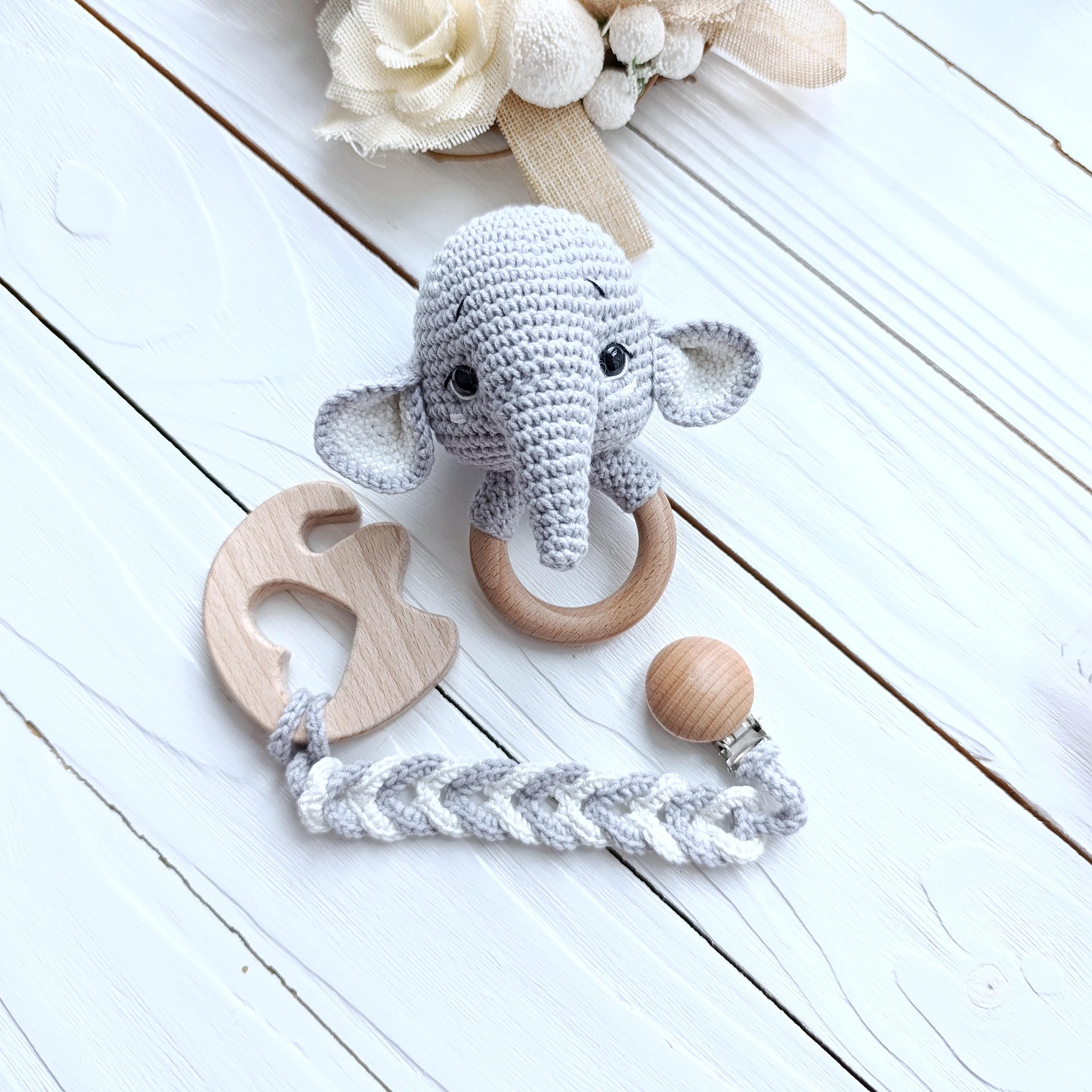 Elephant Baby Shower Gift Set for Expecting Perents Gender Neutral Baby ...