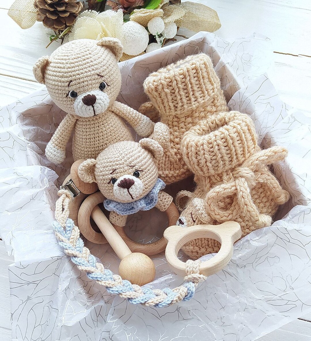 Newborn Gift Box Baby Boy Gift Basket Its a Boy Pregnancy Gift Set ...