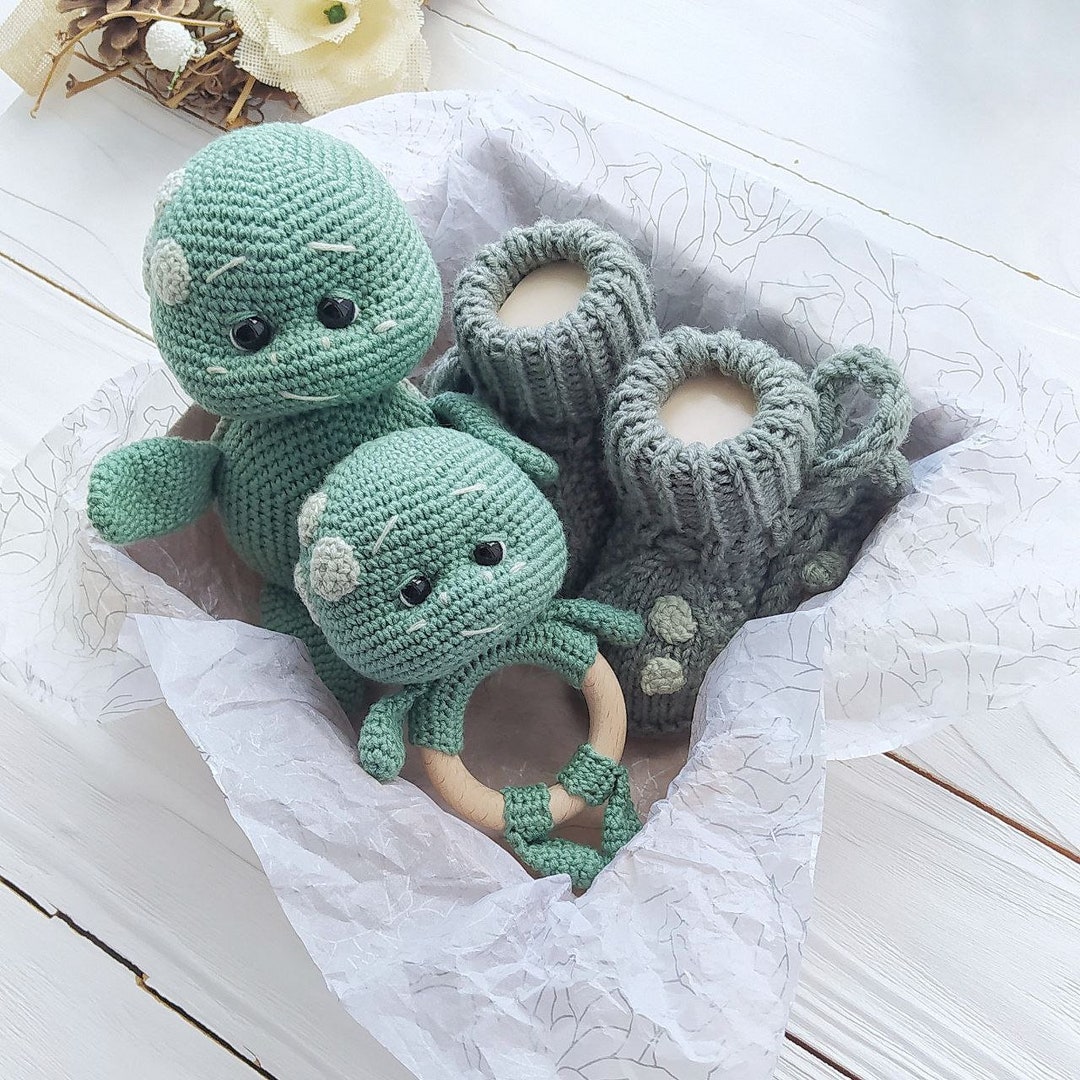 Sea Turtle Baby Gift Set Newborn Gift Basket Ocean Baby Rattle Toy ...