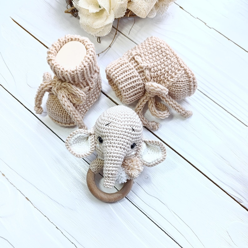 Elephant Baby Gift Set Pregnancy Gift Box Newborn Gift Basket Elephant ...