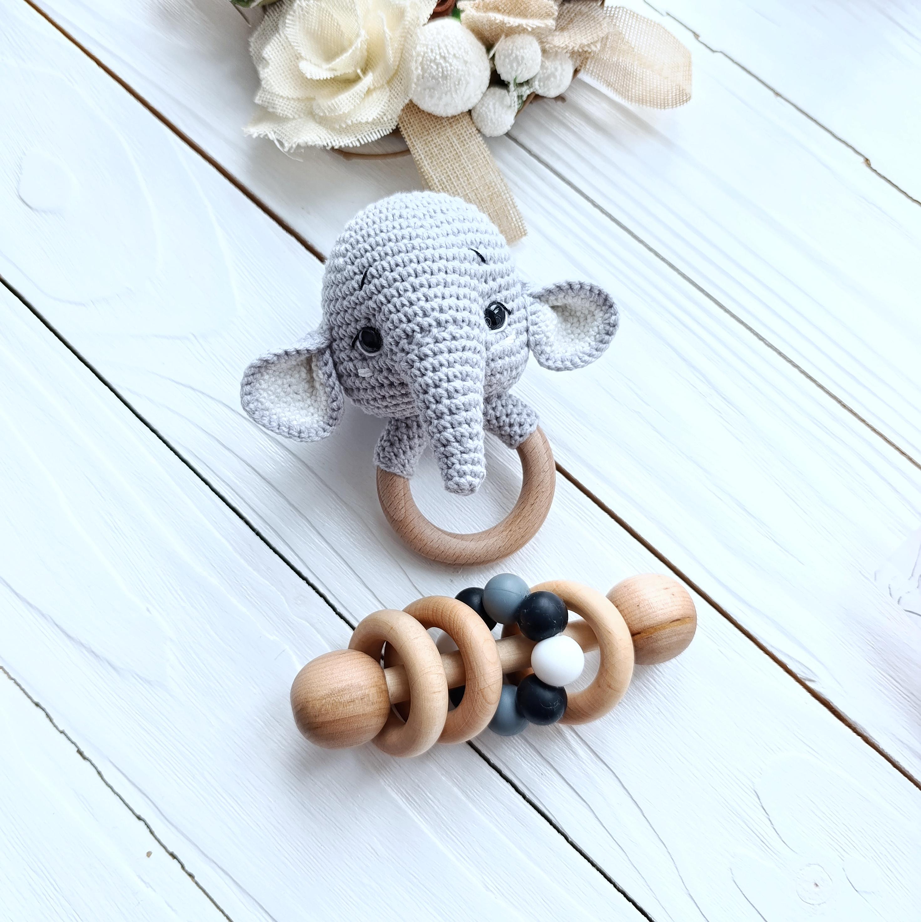 Elephant Baby Shower Gift Set for Expecting Perents Gender Neutral Baby ...