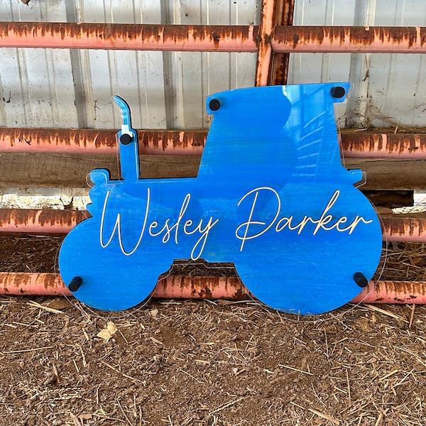 Tractor Name Sign