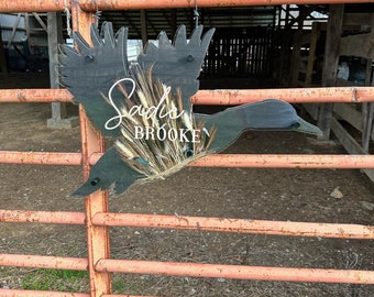 Mallard Duck Plexiglass Name Sign