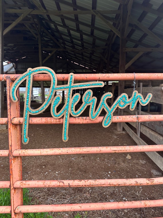 Name Inlay Inlaid Wood Name