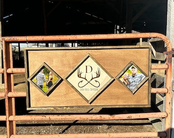 Custom Western Diamond Sign- guest book