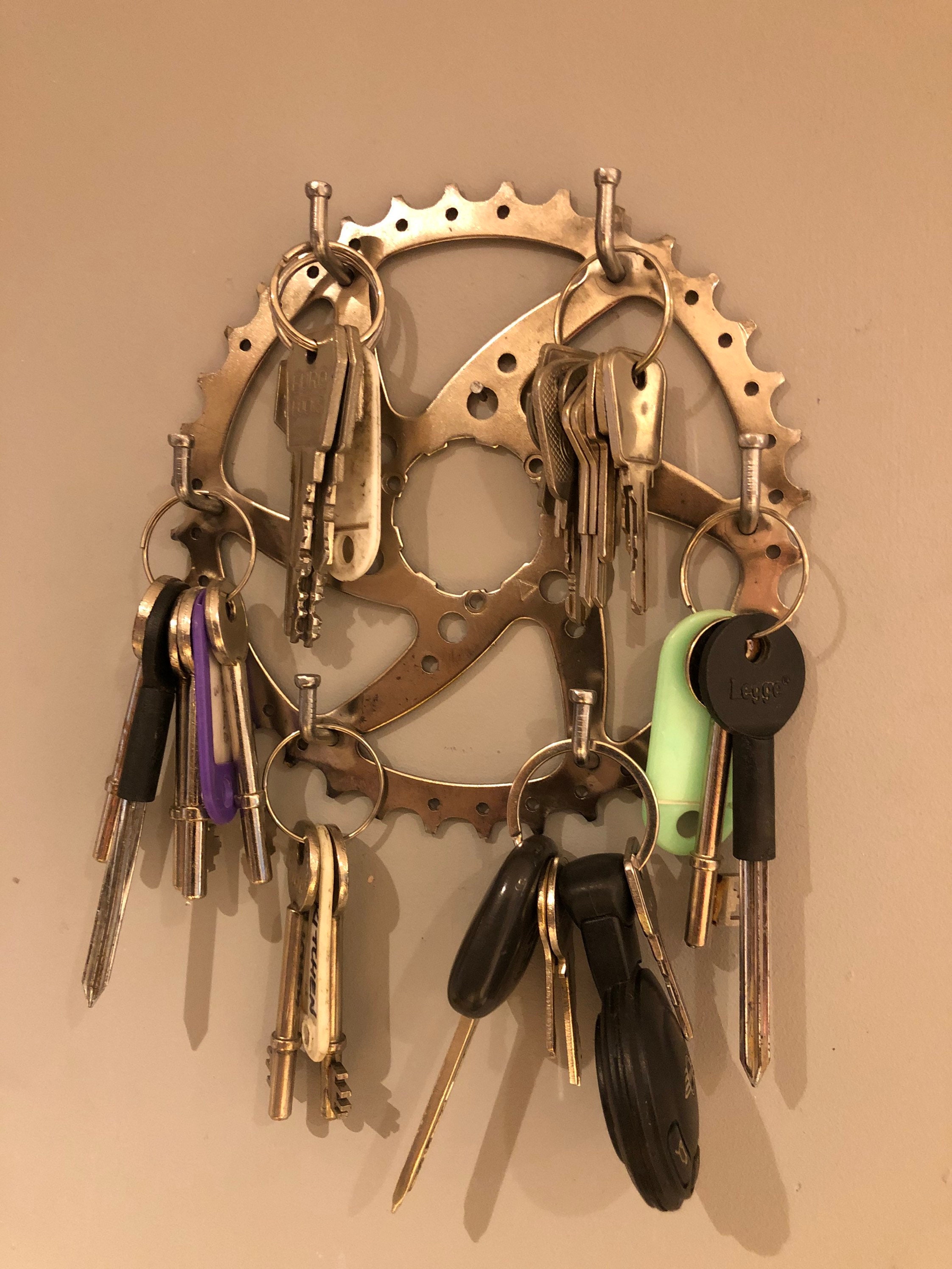 Key Hanger Key Hooks Car Key Hooks Cyclist Welded Cycle Etsy UK