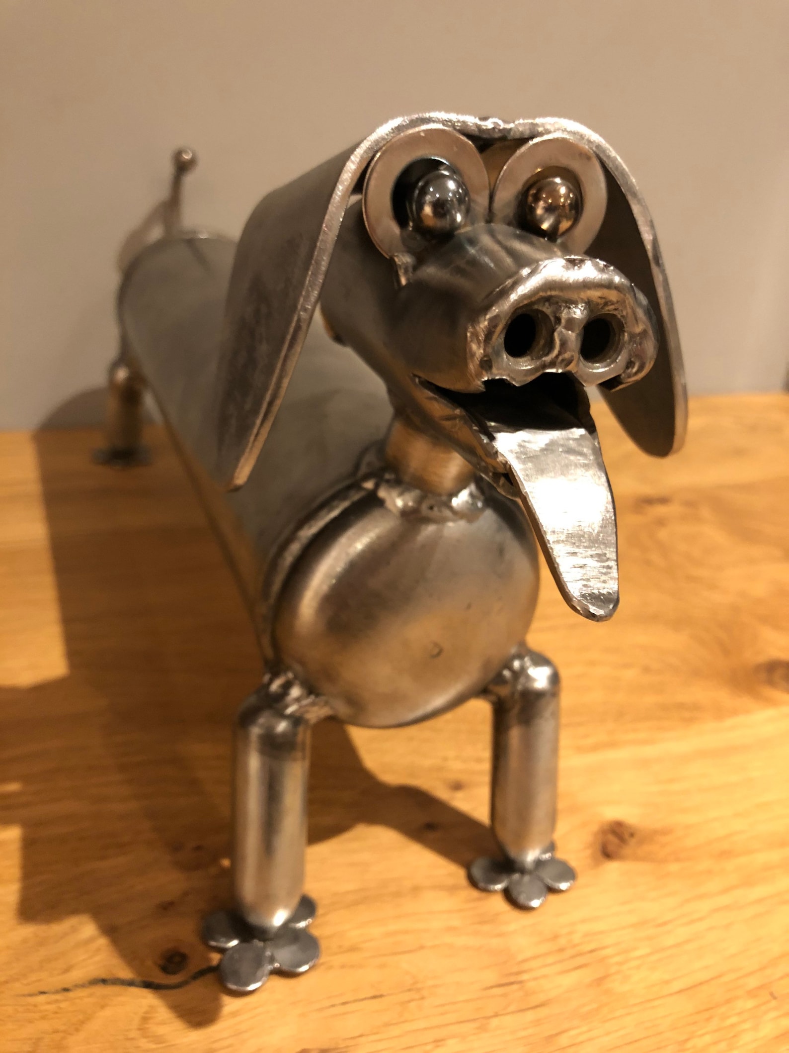 Dachshund Dog Sausage Dog Metal Sculpture Dog Lover Welded Etsy