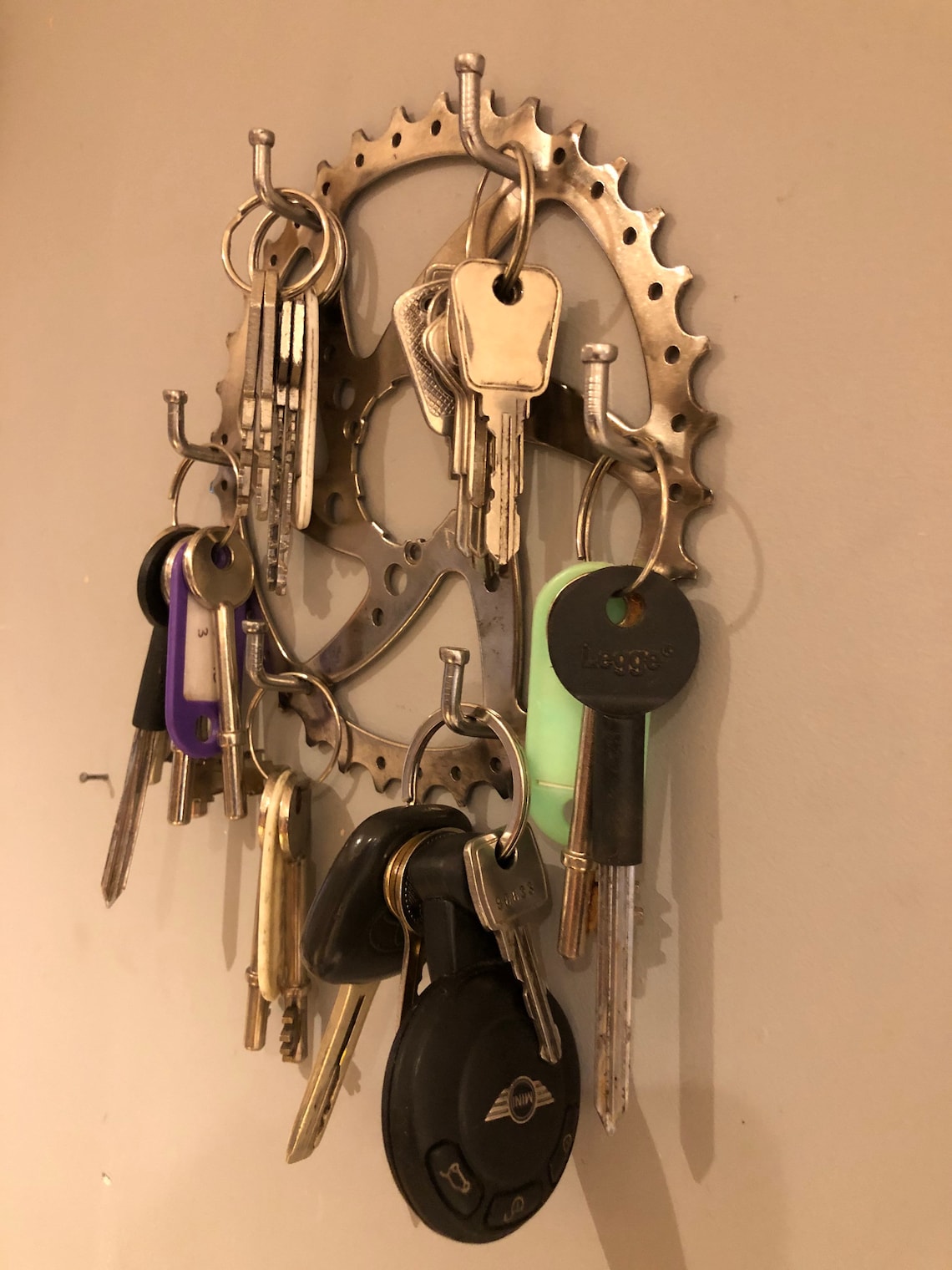 Key Hanger Key Hooks Car Key Hooks Cyclist Welded Cycle Etsy UK