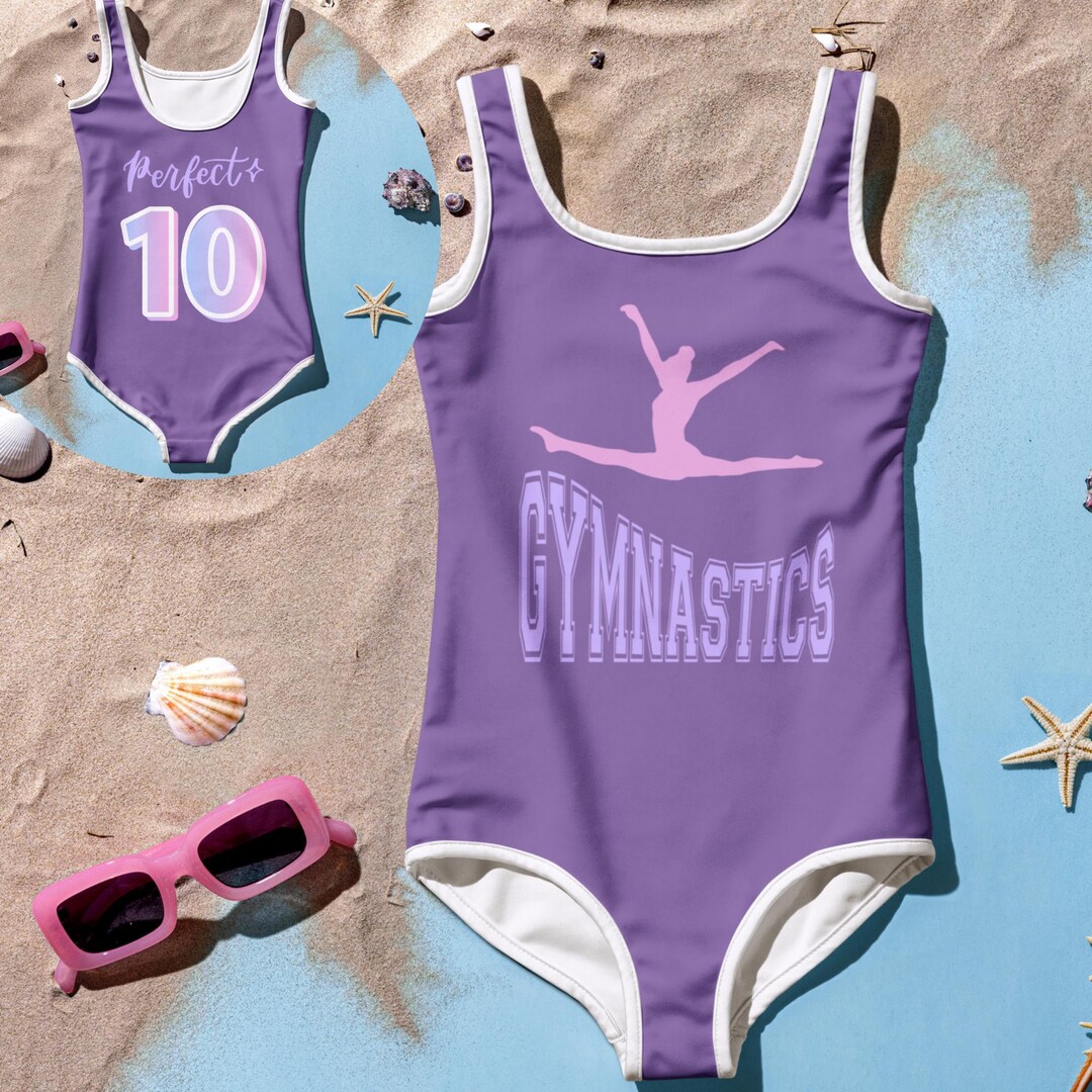 Gymnastics Swimsuit Girls Birthday Party Swimwear UPF 40 Etsy Gymnastics Swimsuit Girls Birthday Party Swimwear UPF 40 Etsy