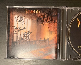 Def Leppard - Drastic Symphonies CD & Signed Autographed CD Insert Card