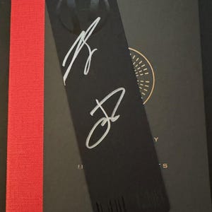 RARE Twenty One Pilots Signed/Autographed Bookmark - CLANCY Journal