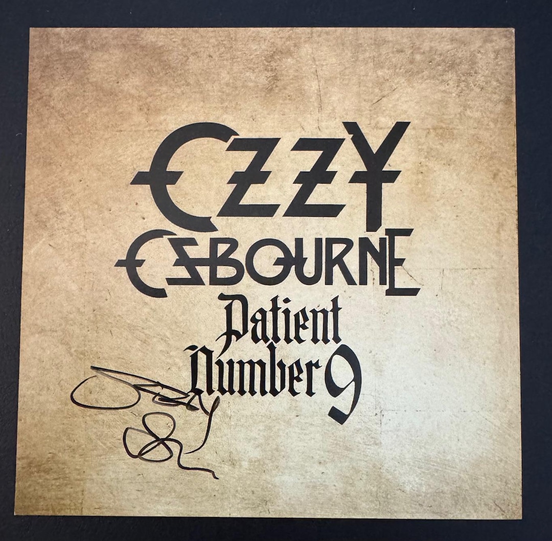 ozzy osbourne patient number 9 shirt