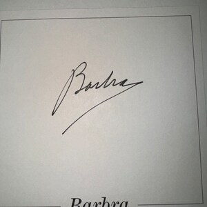 Barbra Streisand Signed Book My Name Is Barbra RARE image 3