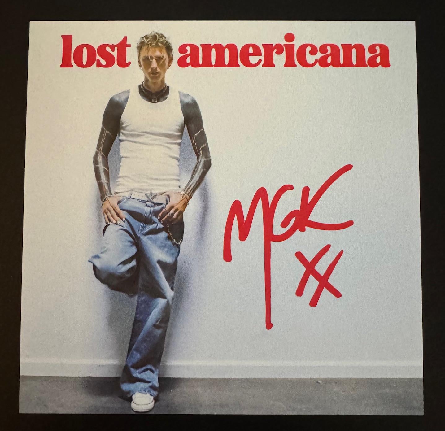 Machine Gun Kelly 直筆サイン MACHINE GUN KELLY SIGNED TICKETS TO MY DOWNFALL VINYL RECORD MGK