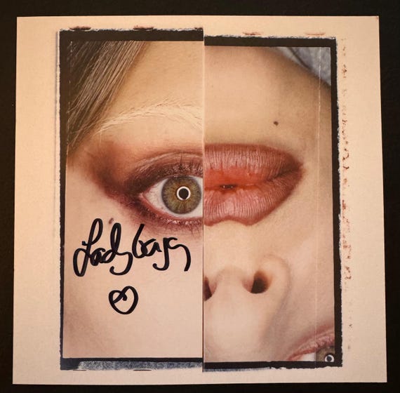 Lady Gaga Signed/autographed MAYHEM CD Insert - Etsy