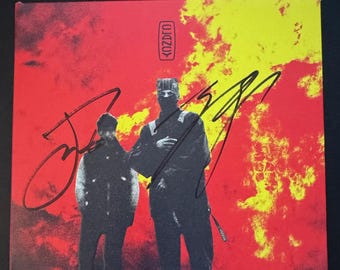 Twenty One Pilots Autographed SIGNED 8x10 Photo - Etsy
