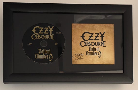 Ozzy Osbourne - Patient Number 9 - Framed Autographed/signed CD