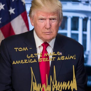 President Donald Trump - Personalized 8x10 Photo - FREE SHIPPING!