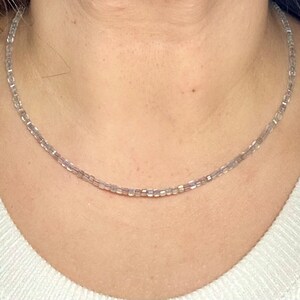 Labradorite choker necklace, necklace