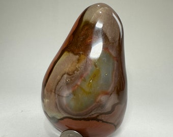 Polychrome jasper free form, polychrome, jasper free form
