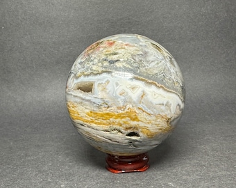 ドゥルージー オーシャン ジャスパー スフィア スタンド付き - Etsy 日本