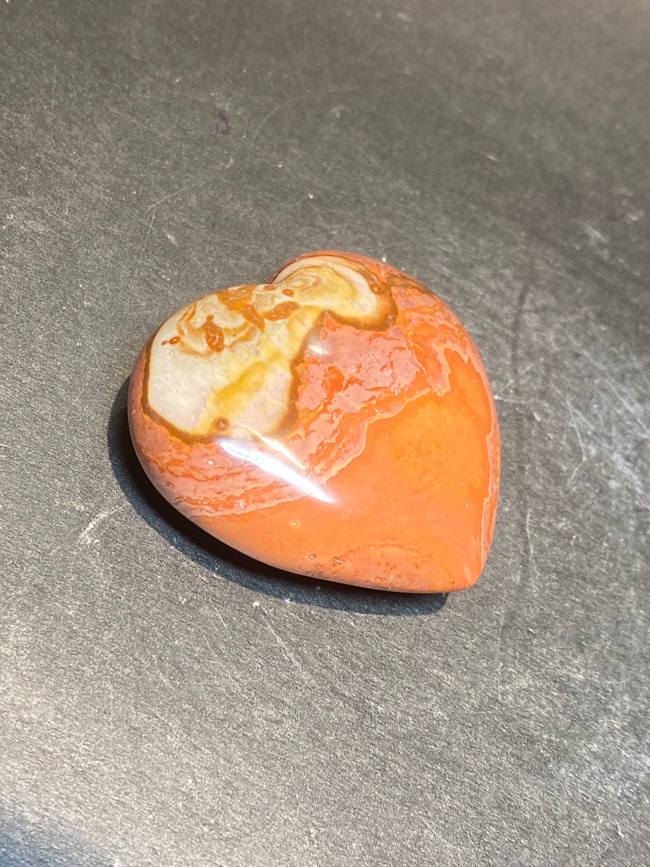 Polychrome Jasper Heart Jasper Heart Jasper Polychrome Etsy